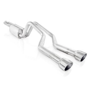 Chevrolet Trailblazer Performance Exhaust - Center Bumper Exit - Stainless Works - Cat Back, 2-1/2